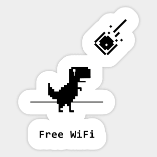 Free WiFI Sticker